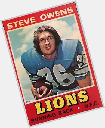 Happy birthday to Miami, Steve Owens, check out his official Wonder Bread trading card 