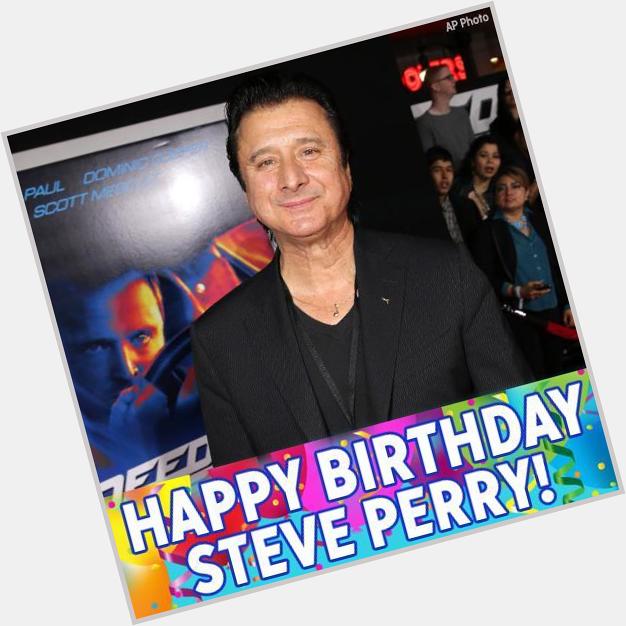 Happy 70th birthday to former Journey lead singer Steve Perry! 