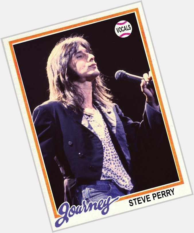 Happy birthday to one of my main vocal inspirations: Steve Perry! 