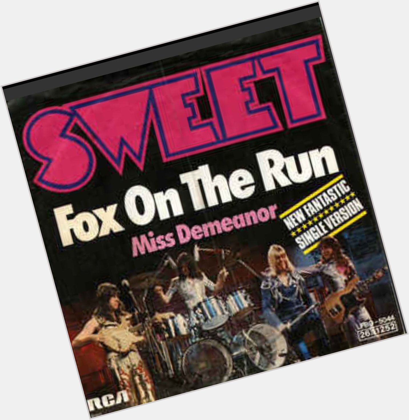 Sweet Fox On The Run from Desolation Blvd. Happy Birthday to surviving member Steve Priest 
