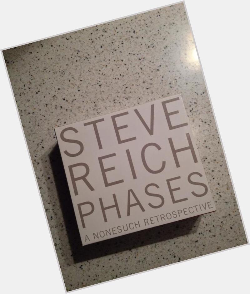 Happy Birthday to Steve Reich today  Gonna play the whole box this weekend : ) 