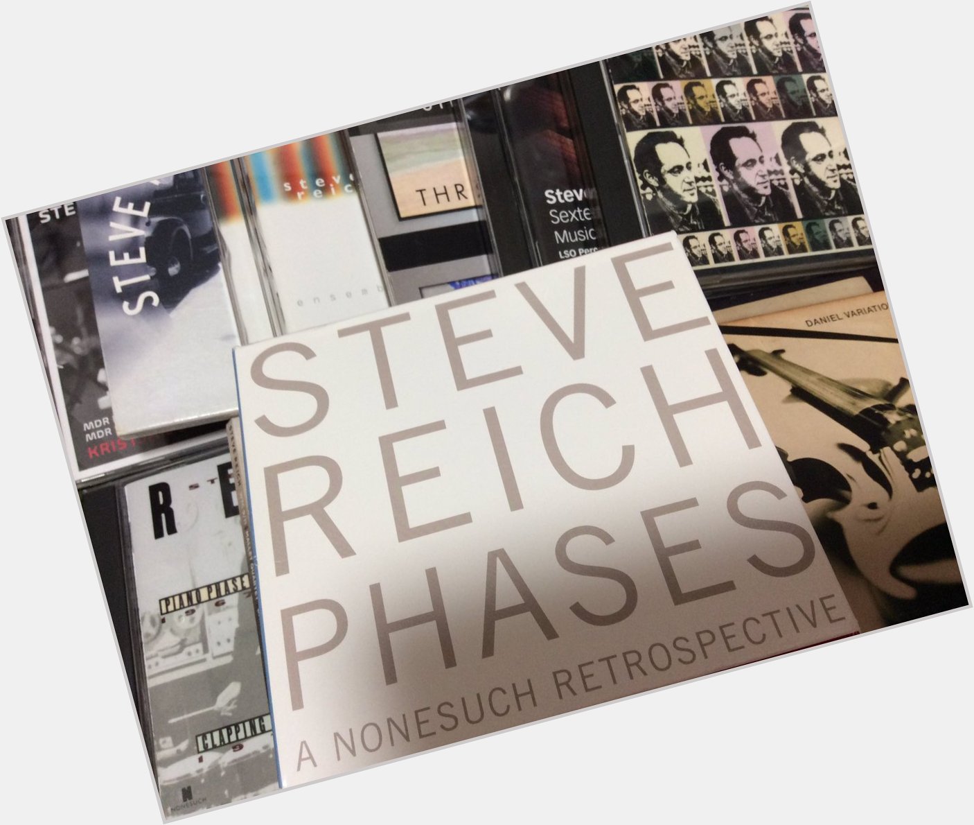 Today October 3 is Steve Reich\s 81st birthday!!!
Happy birthday with love from JAPAN.   