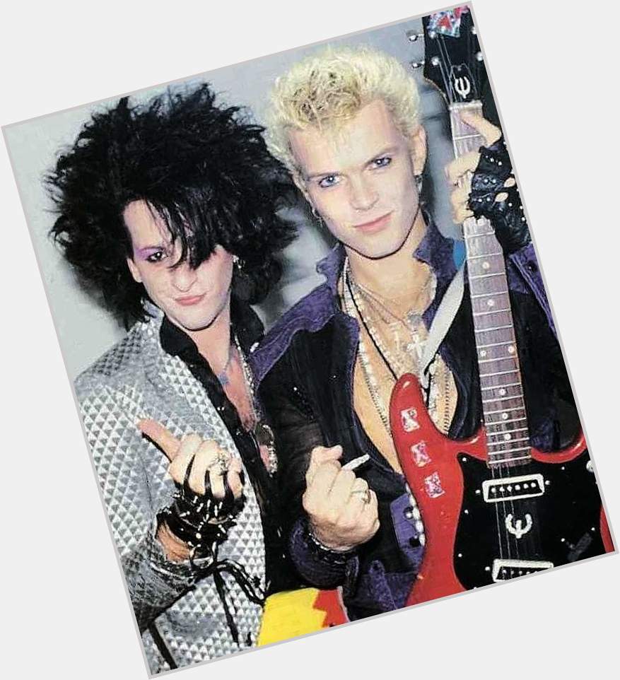 Happy Birthday Steve Stevens.  Pictured here with Billy Idol 