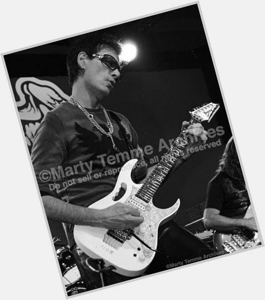 A very happy birthday to guitar player Steve Vai. Photo by Marty Temme. 