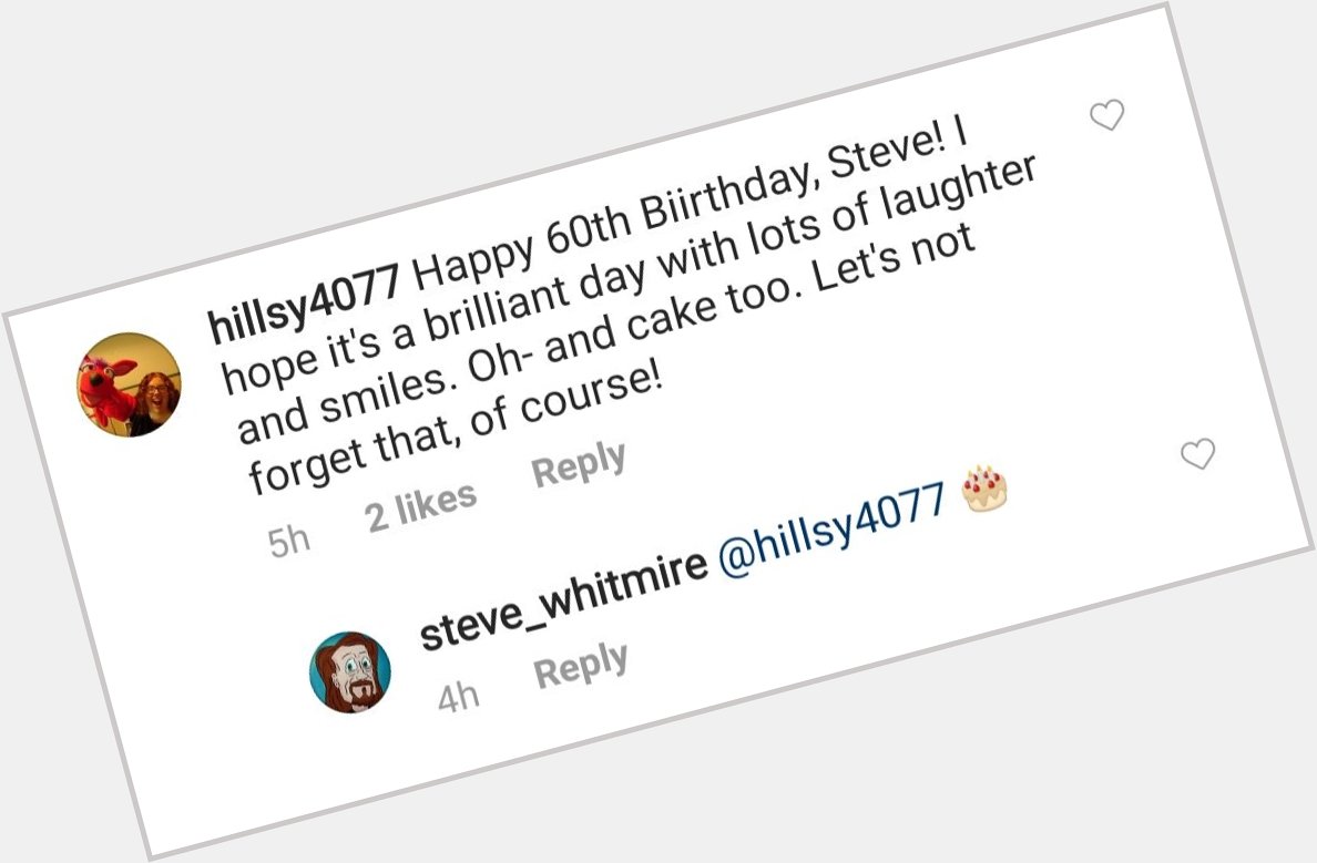 Honestly, it\s wonderful that we can wish Steve Whitmire a happy birthday directly. 