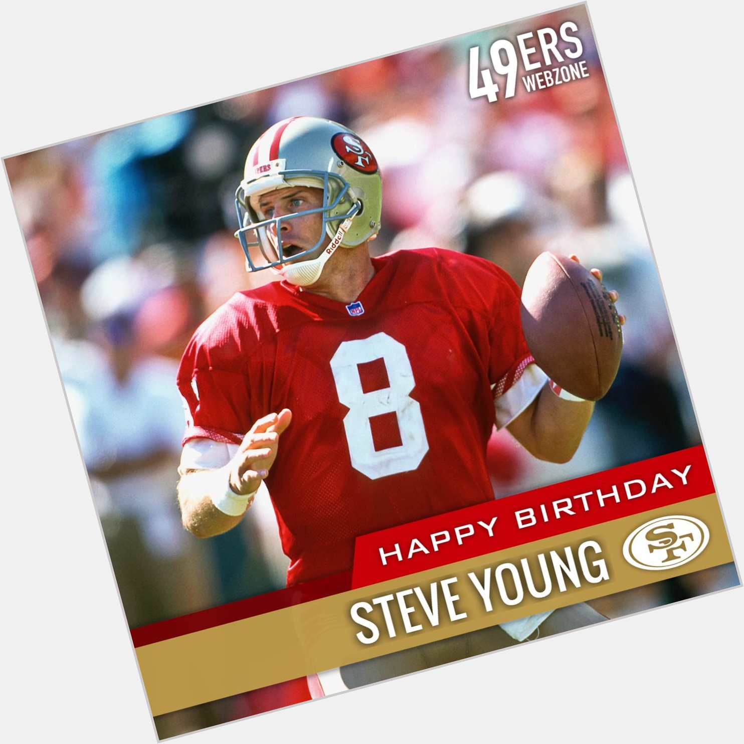 Happy birthday to Hall of Fame quarterback Steve Young! 