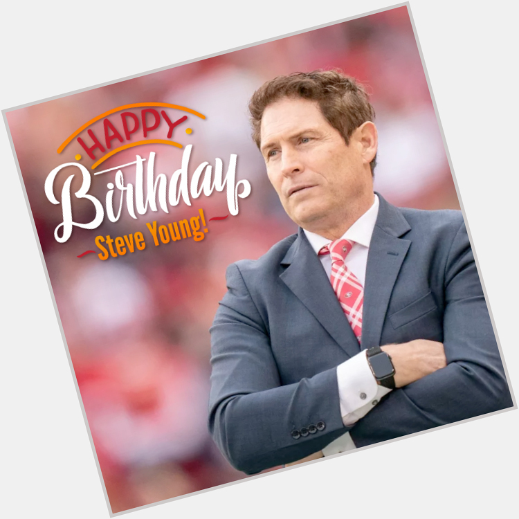 Happy 59th birthday to the great Steve Young!    