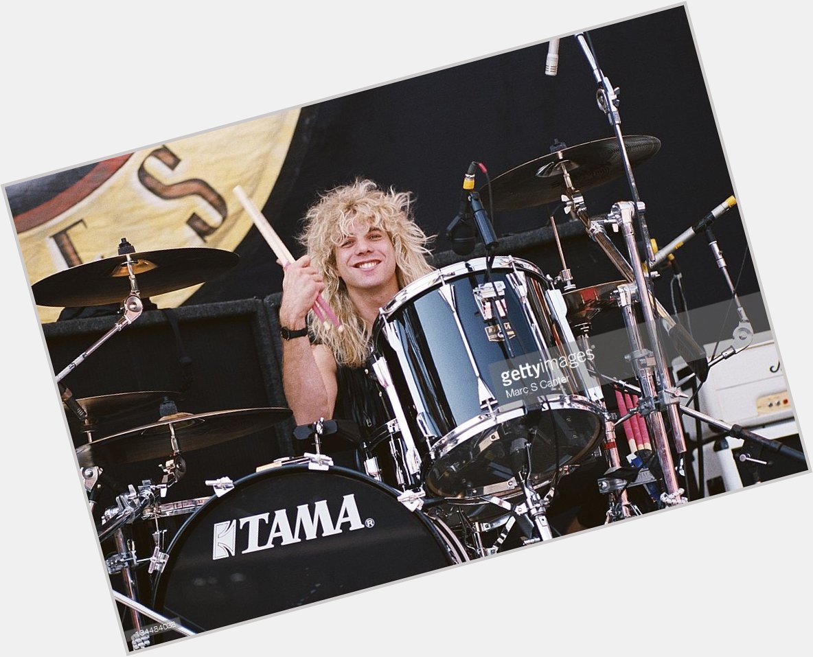 Happy Birthday Steven Adler!! For those of you who don\t know, he was the first drummer for Guns N\ Roses! 