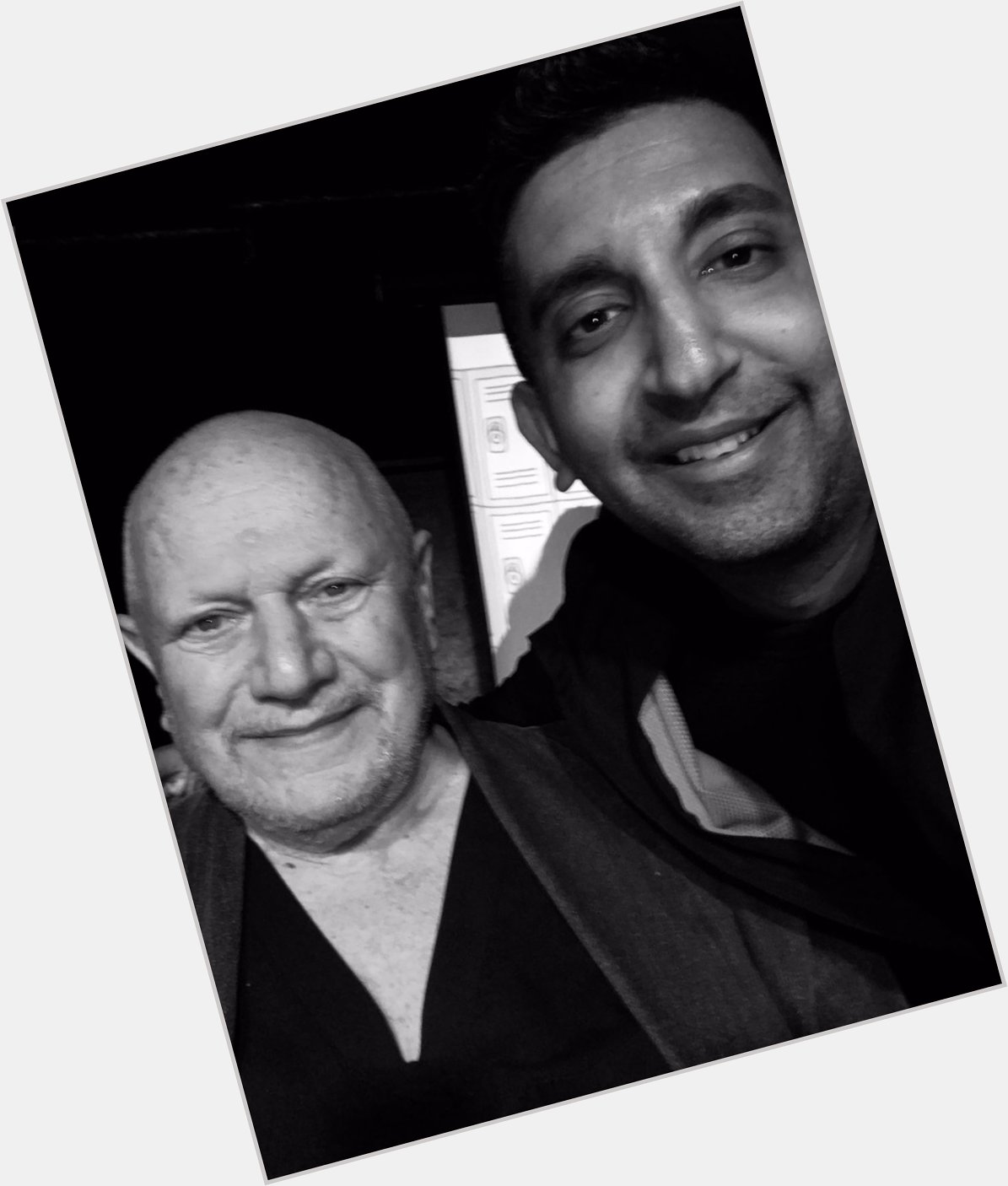 Happy birthday to Steven Berkoff. Was a pleasure to meet you: 