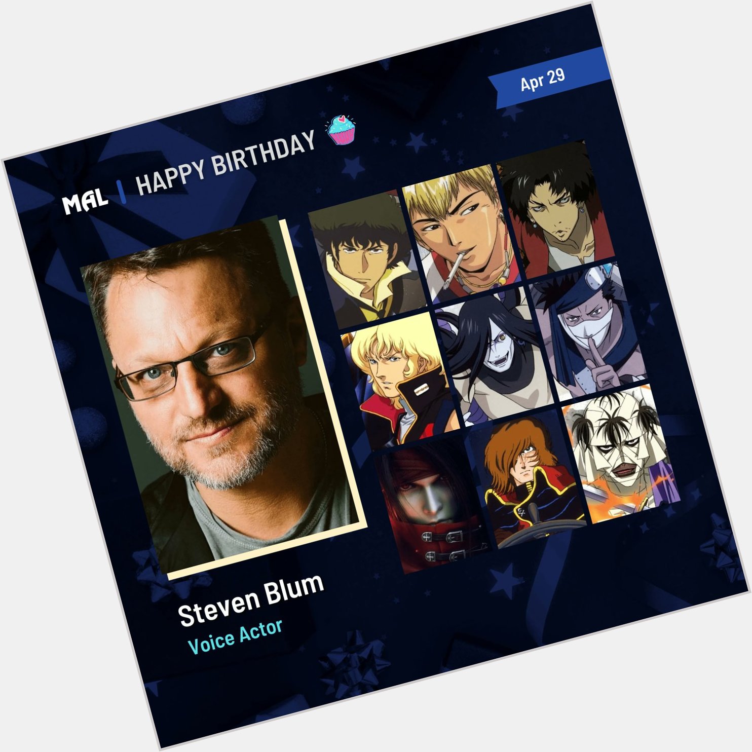 Happy Birthday to Steven Blum! Full profile:  