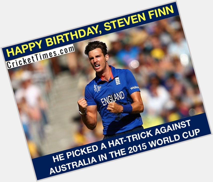 Happy Birthday, Steven Finn 