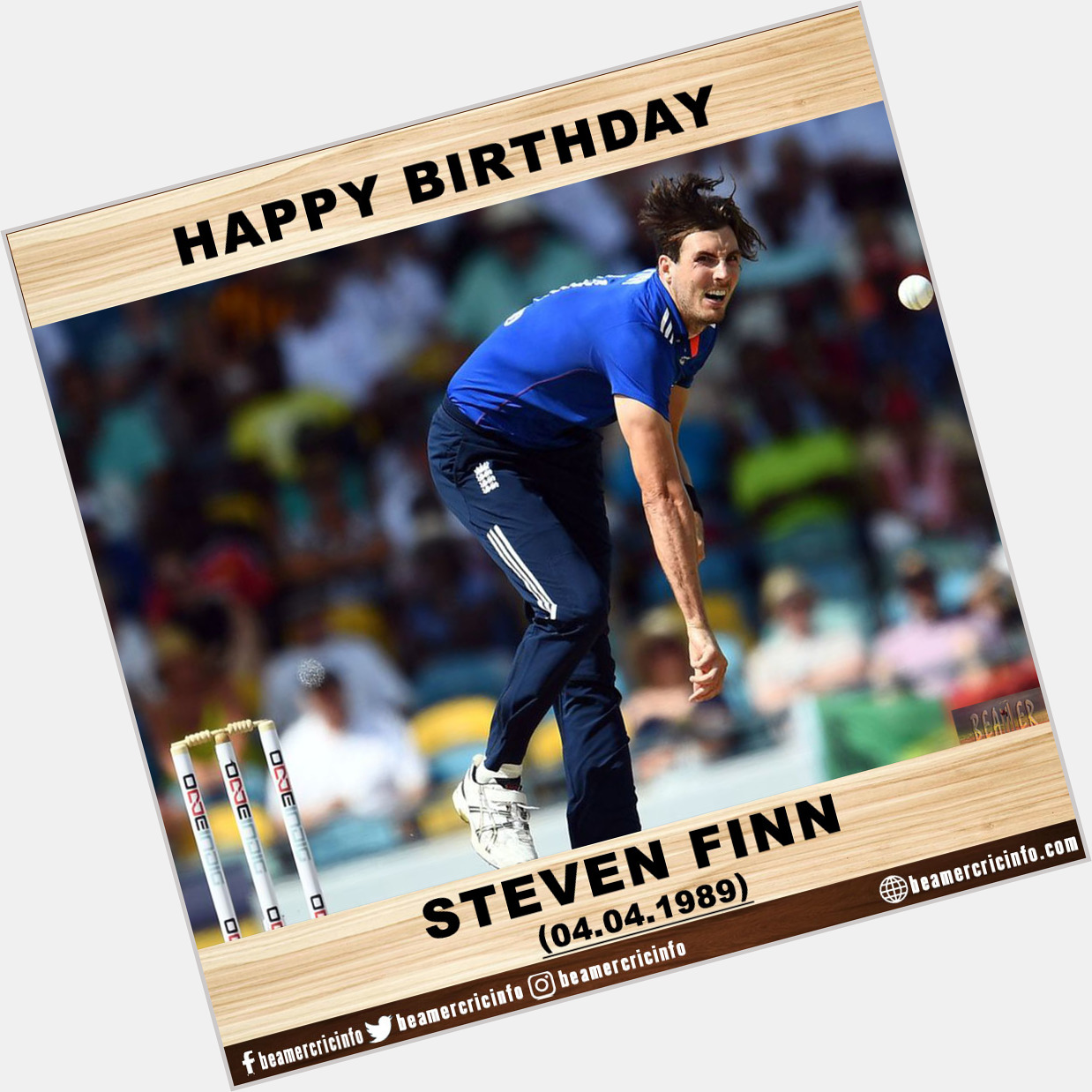 Happy Birthday!!!
Steven Finn...      