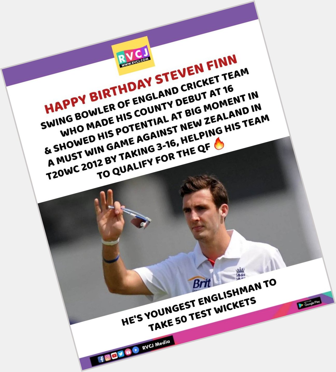Happy Birthday Steven Finn!  