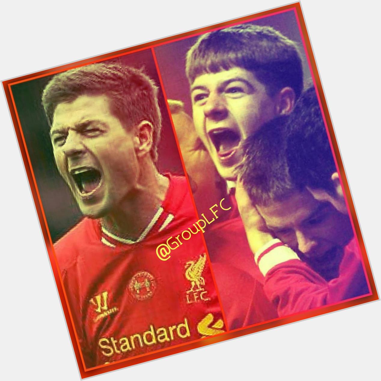 Happy birthday, Steven Gerrard (1980 - 2015). Keep reds, keep fight, keep strong !  