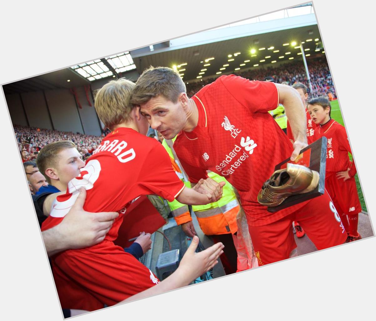 Happy birthday, lid. Steven Gerrard \And Could He Play\ special out later today. 