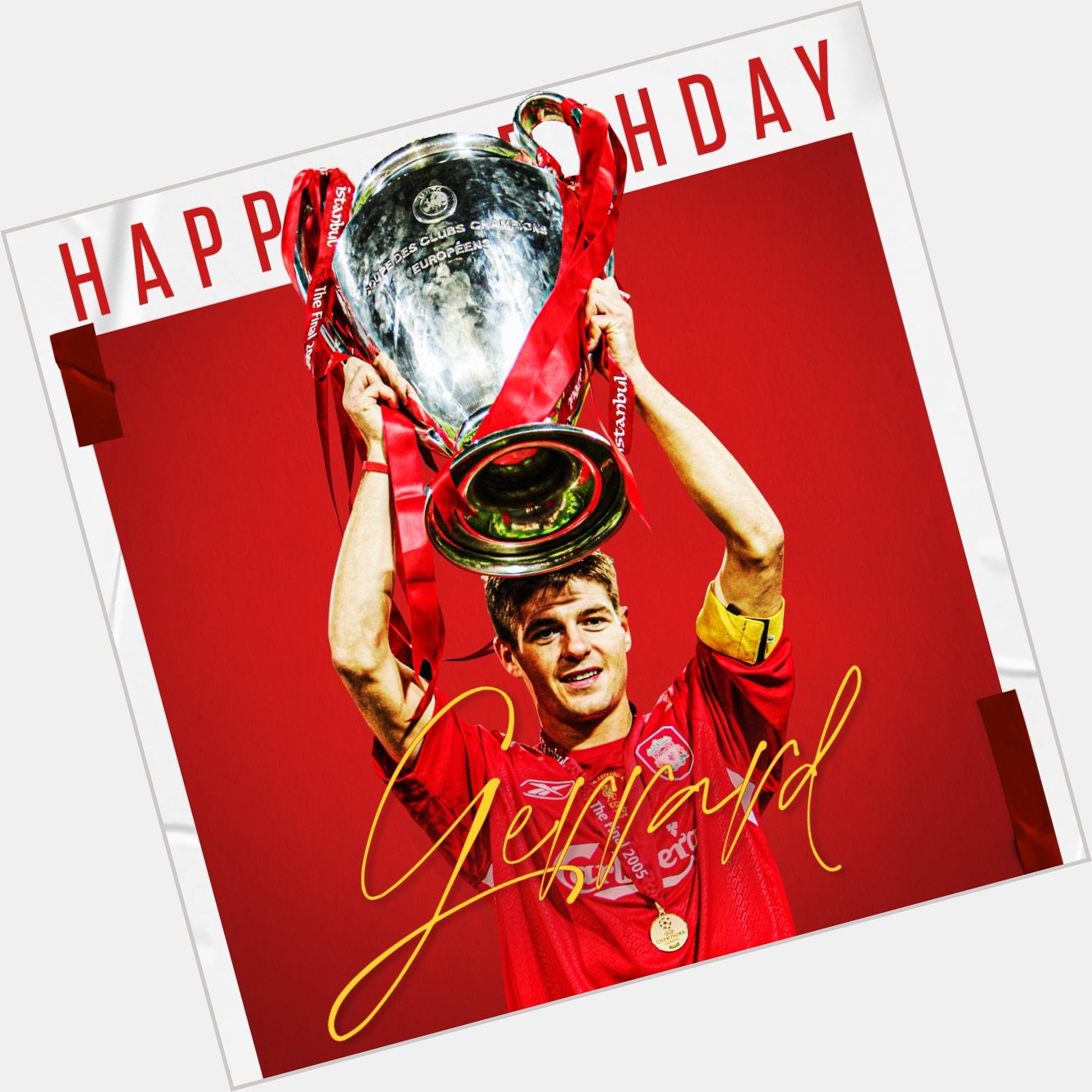Happy 40th Birthday Steven Gerrard     