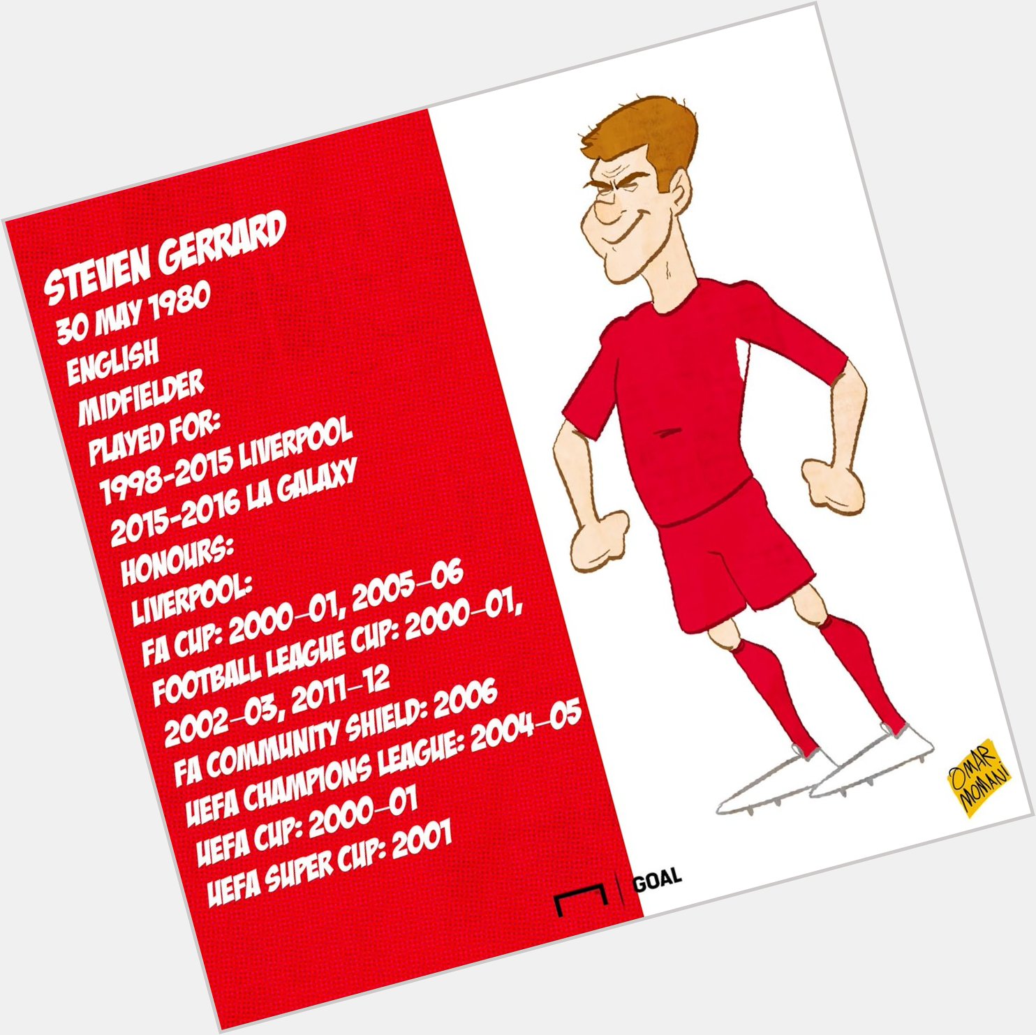 Happy birthday Steven Gerrard                        