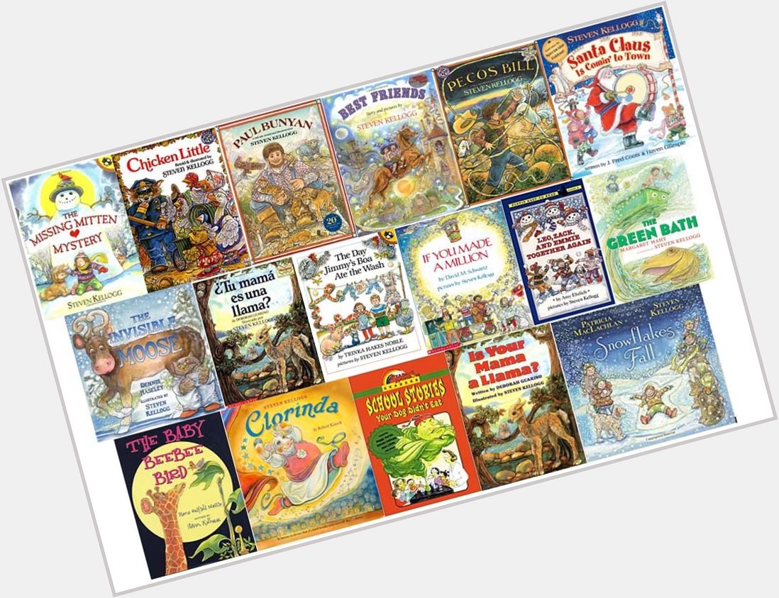 Happy 76th birthday Steven Kellogg! Celebrate by checking out his stories and illustrations! 