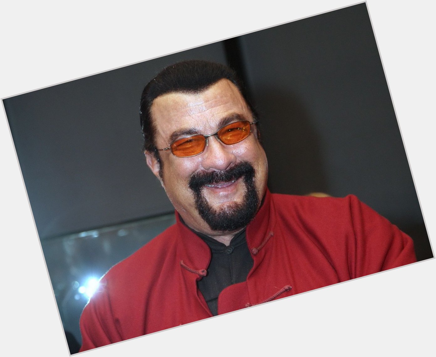 Happy 67th Birthday Steven Seagal!   A carrot-shaped cake is on its way... 