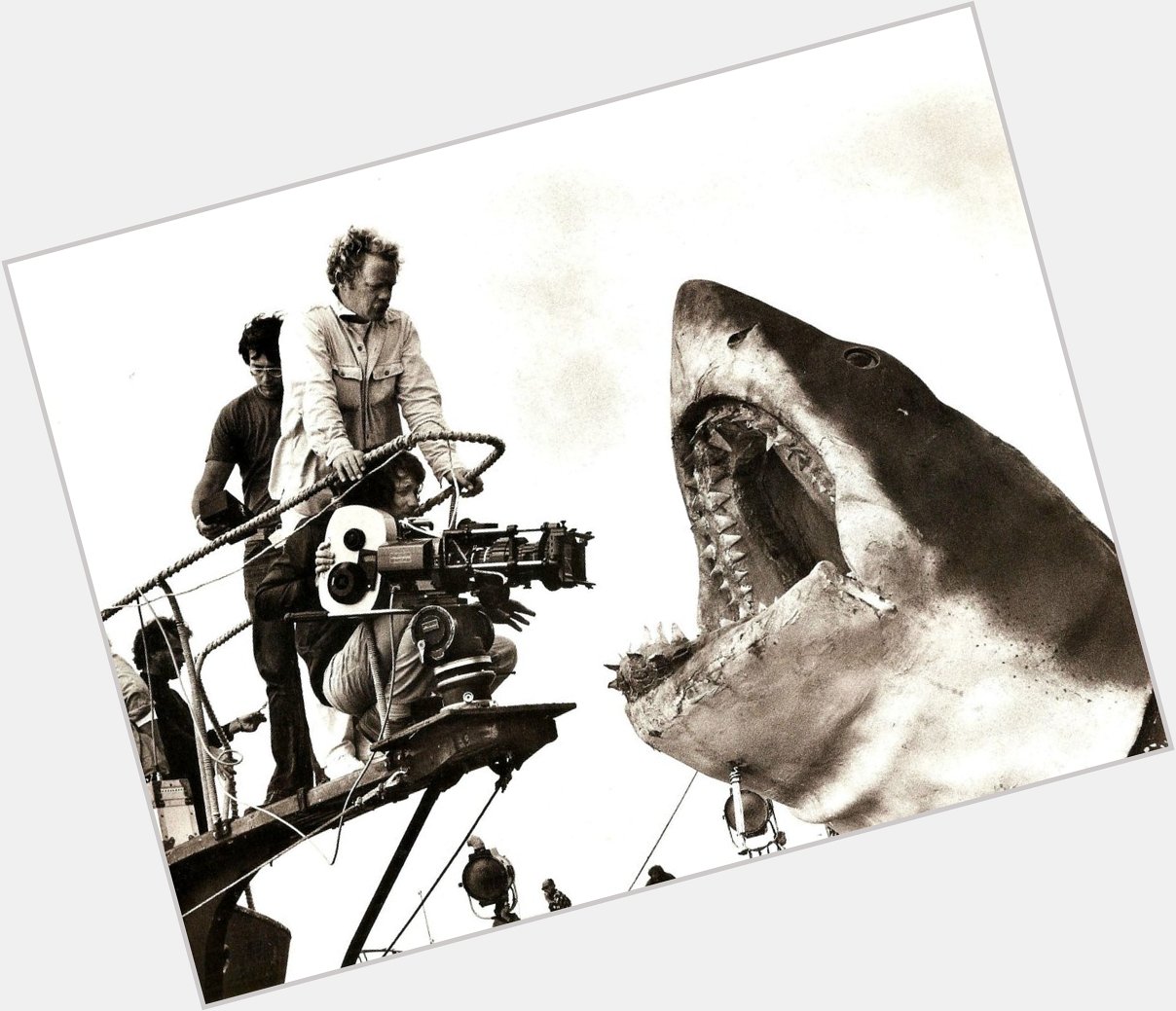 It was Michael Chapman\s ability with a handheld camera that saved Steven Spielberg\s JAWS. Happy Birthday Mike. 