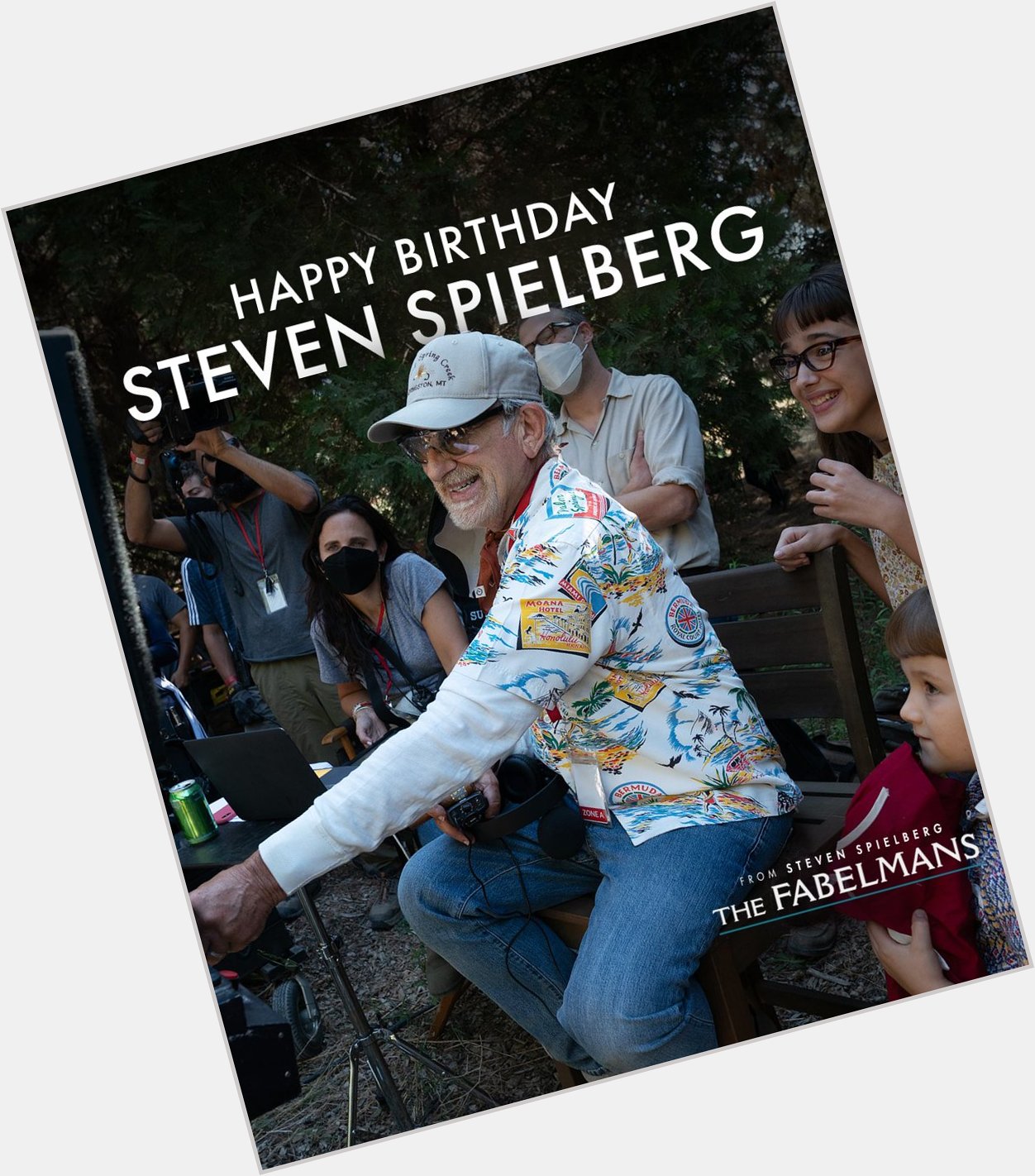 Wishing a very happy birthday to our director, Steven Spielberg 