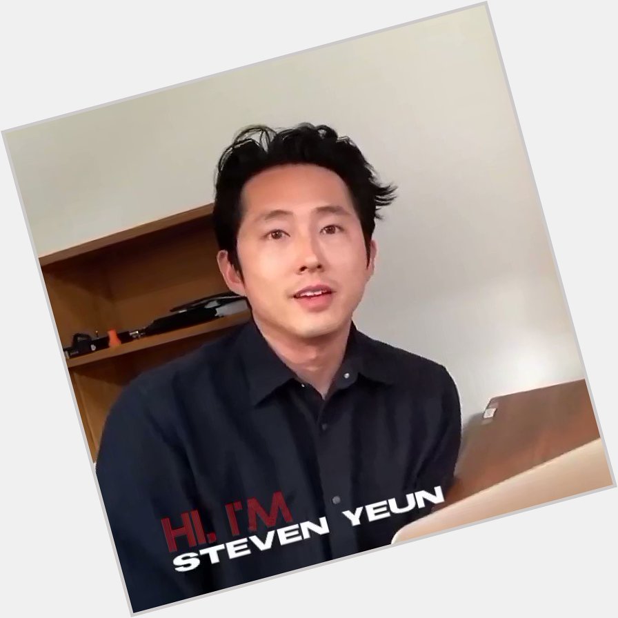 Happy birthday steven yeun my beloved!! You will ALWAYS be famous 