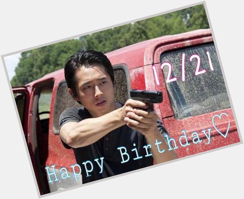 Happy Birthday Steven Yeun:) I want to see you early in Japan. I look forward to your visit to Japan. 