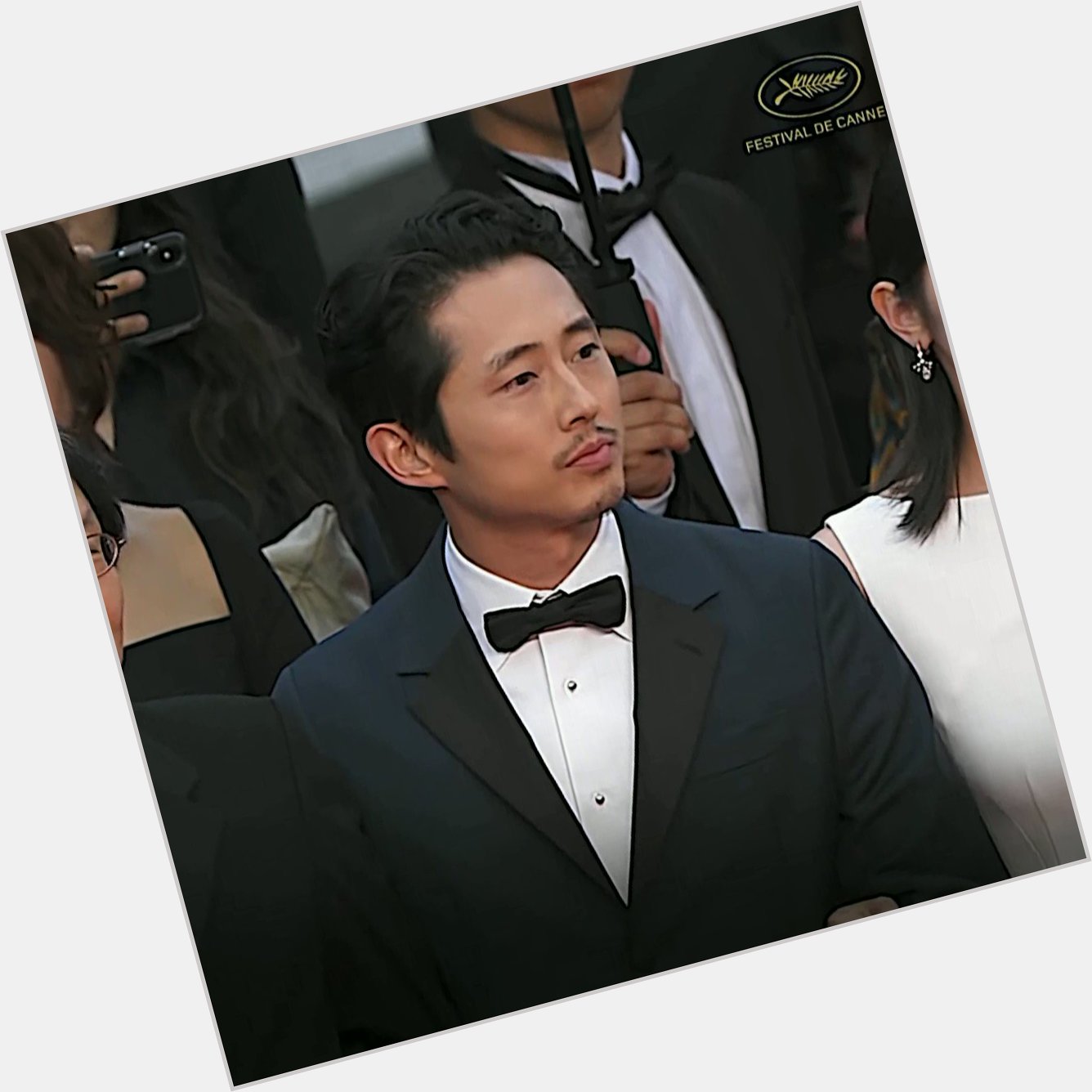 Happy birthday steven yeun who is very booked and busyy 