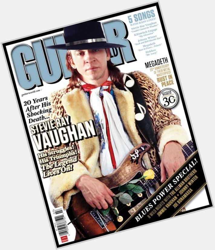 Happy 60th Birthday to the late, great Stevie Ray Vaughan!  