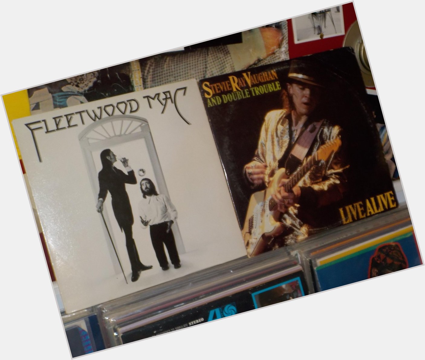Happy Birthday to Lindsey Buckingham of Fleetwood Mac and the late Stevie Ray Vaughan 