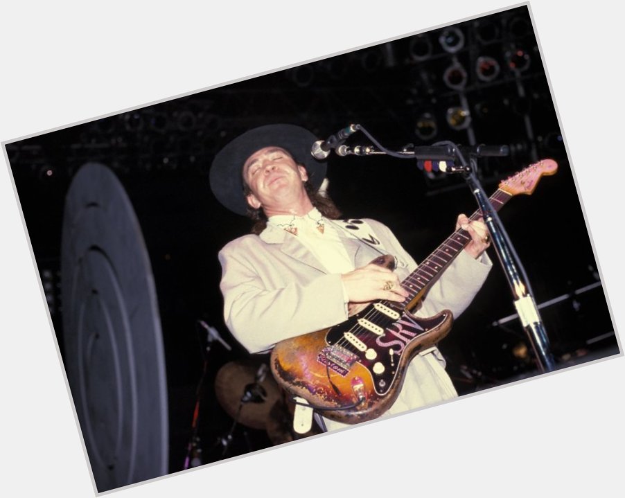 Happy birthday to the great Stevie Ray Vaughan! : Getty images 