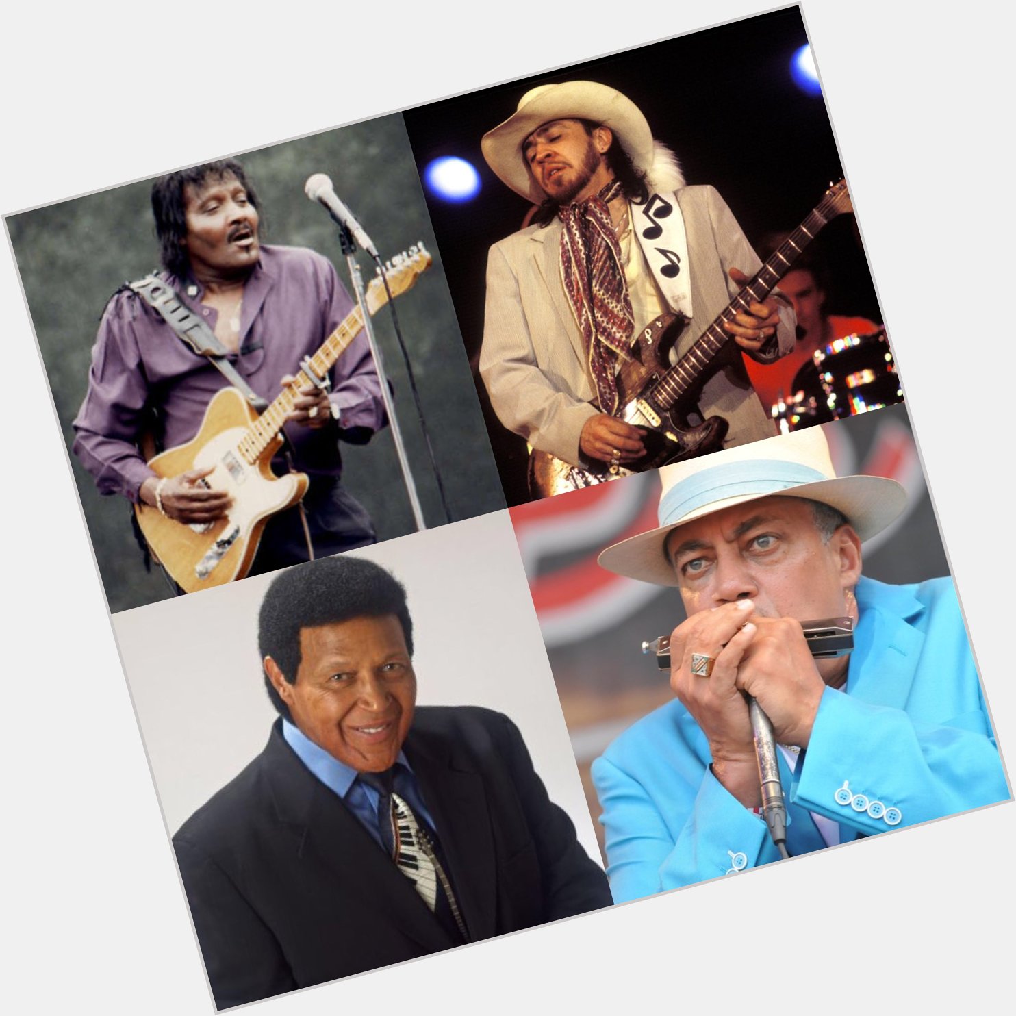  Happy Birthday, Albert Collins, Stevie Ray Vaughan, Chubby Checker and Billy Branch!    