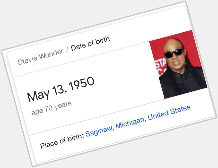 Happy Birthday to Stevie Wonder 