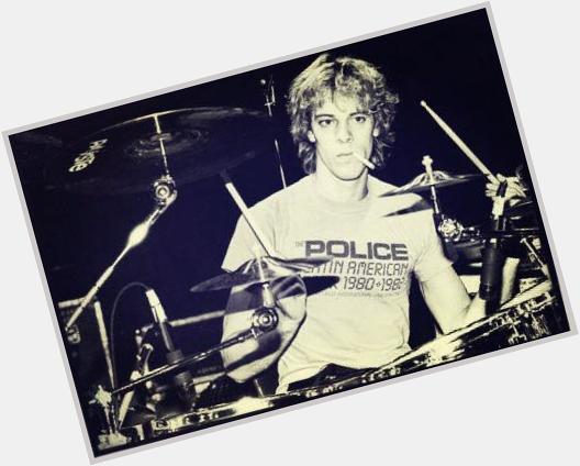 Happy birthday Stewart Copeland. The drummer is 63 today. 
 