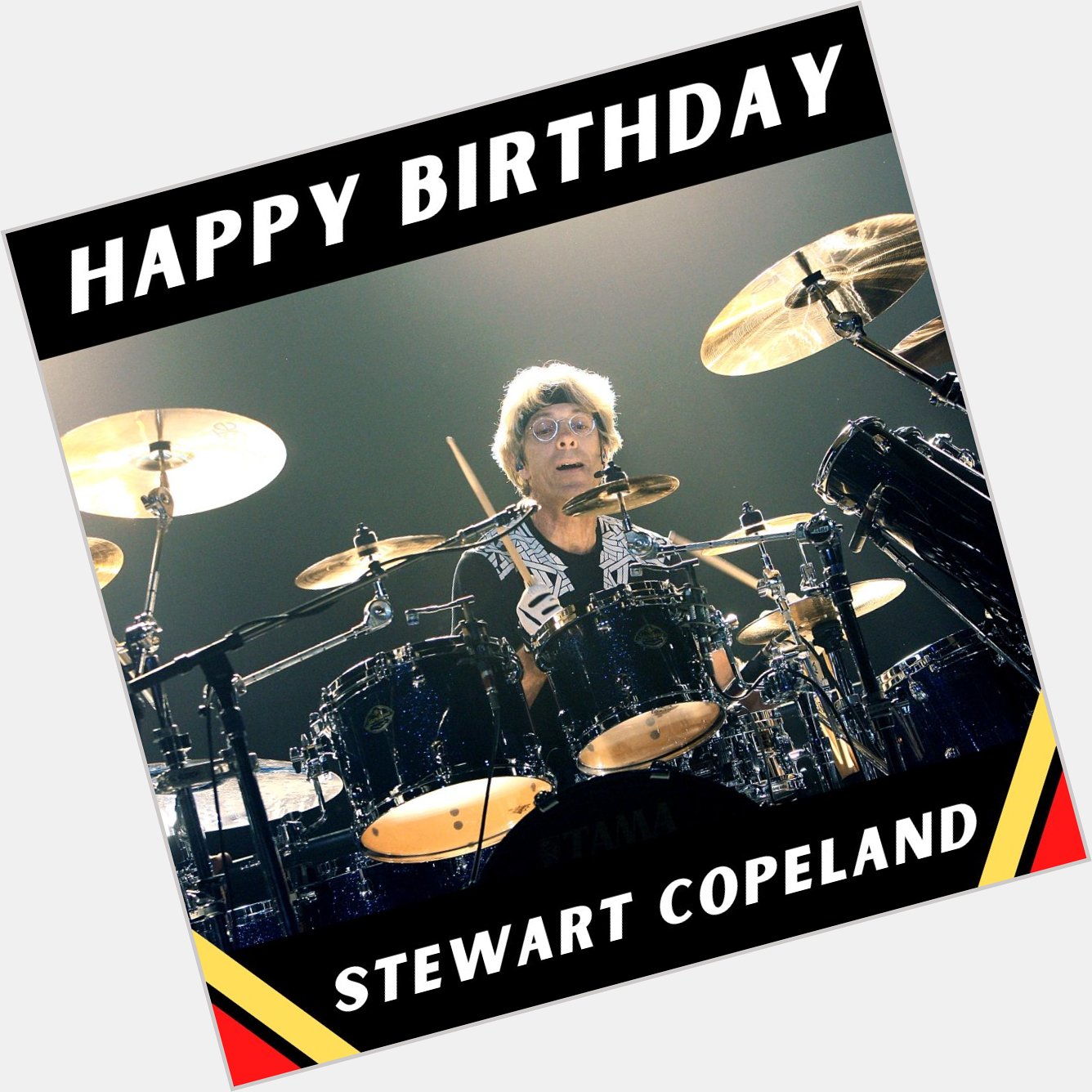 Happy Birthday to The Police drummer, Mr. Stewart Copeland! Photo by Ethan Miller/Getty Images 