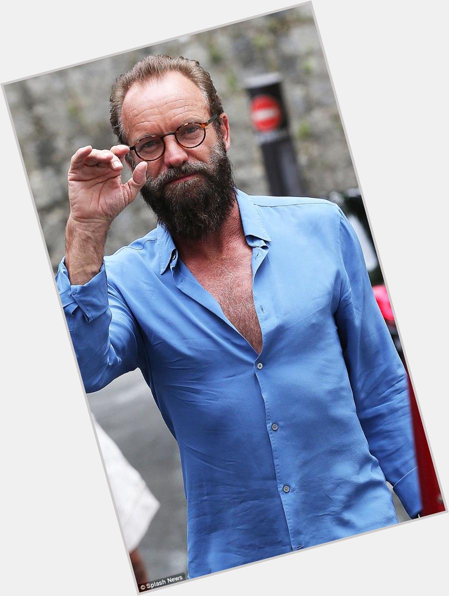 Happy birthday Sting, 64 today!!... now I know where gets his fashion inspiration from 