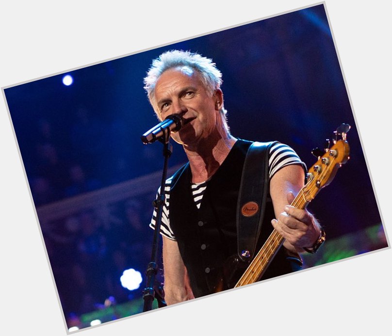 Happy 67th Birthday to singer-songwriter and actor, Sting! 