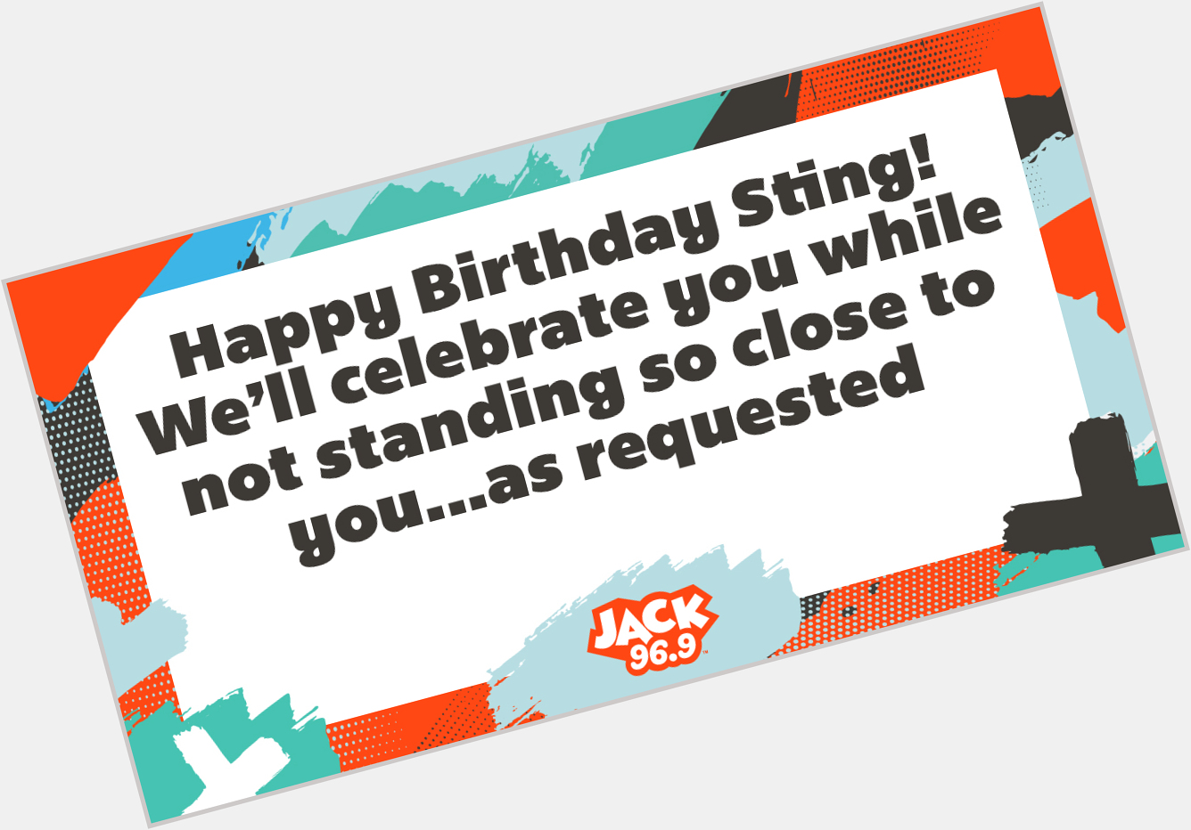 Happy Birthday Sting!     
