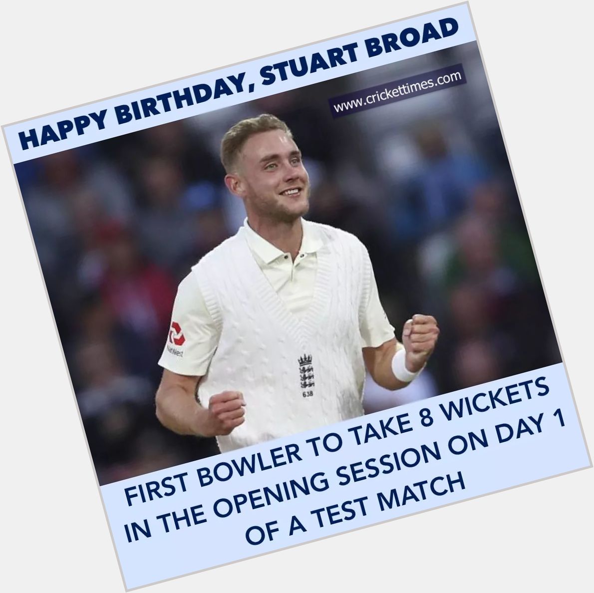 Happy Birthday, Stuart Broad  