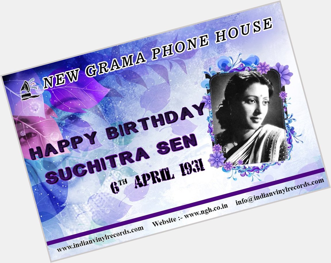 !!Happy Birthday !!
!!!Suchitra Sen ji !!! 