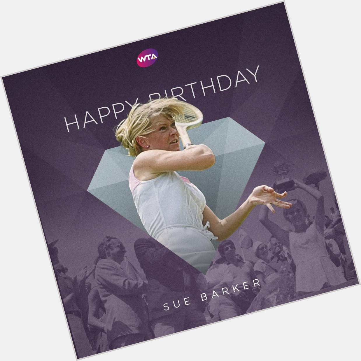 Happy birthday, Sue Barker!  