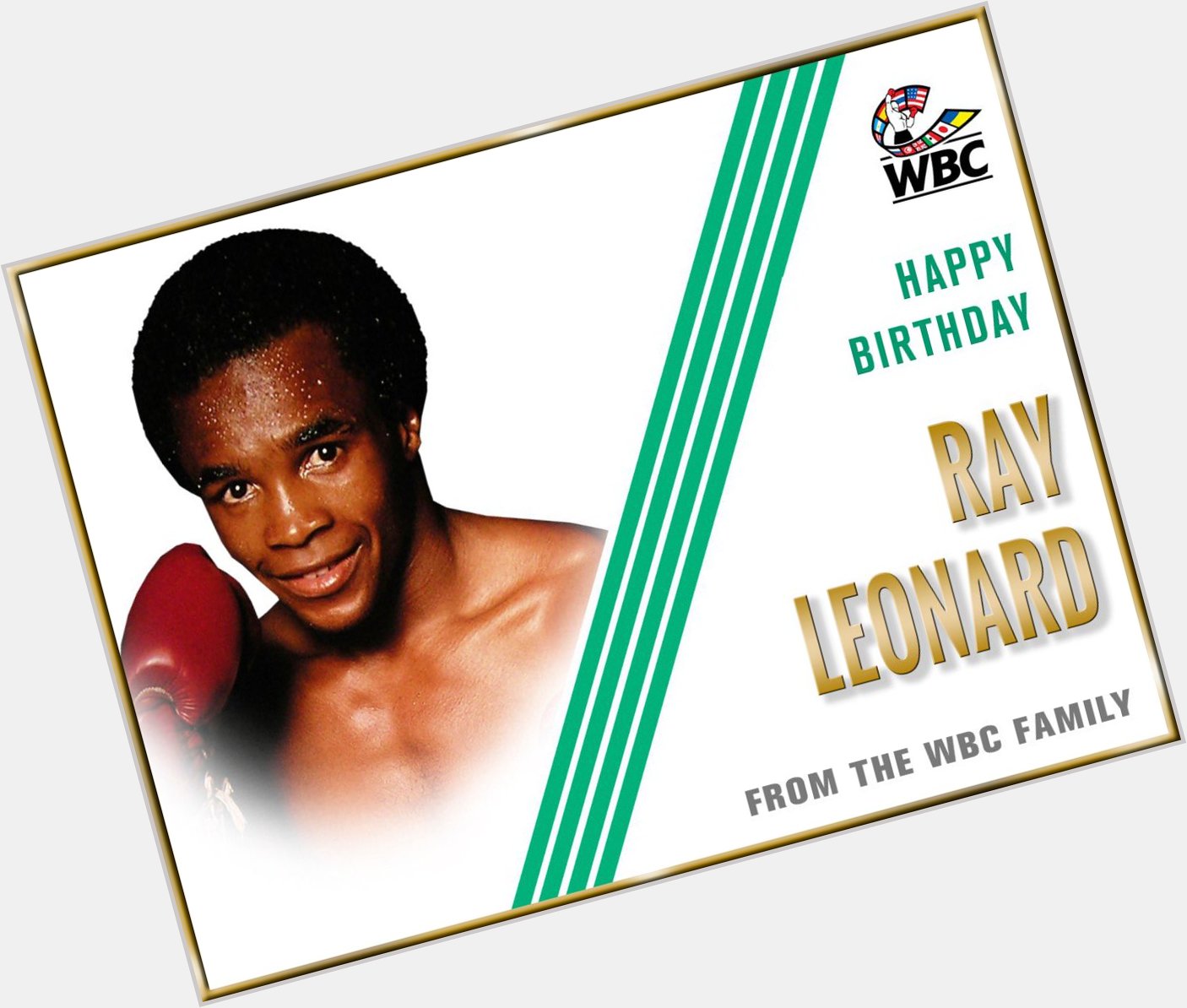 Happy Birthday to the legendary Sugar Ray Leonard !

Congratulations, champ! 