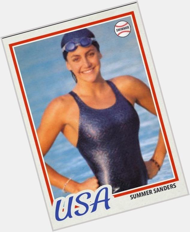 Happy 42nd birthday to Olympic swimmer Summer Sanders. 