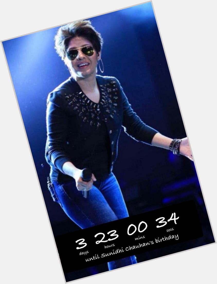  Its Almost Here! 3 Days To Go! Happy Birthday Sunidhi Chauhan! 