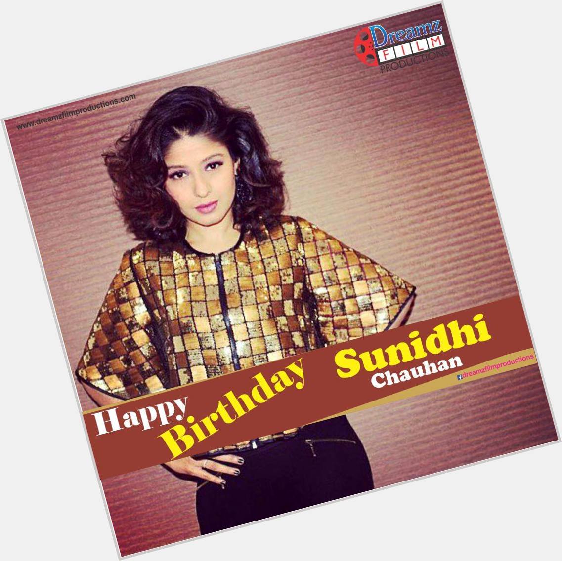  wishes a very  to Sunidhi Chauhan (Famous Indian Bollywood Singer) 