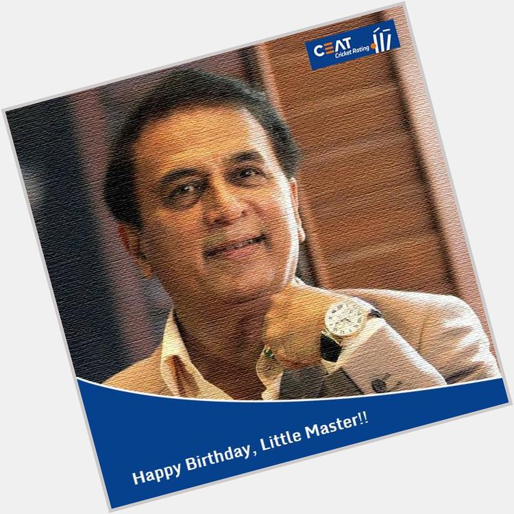 Wishing the Original Little Master & one of the masterminds behind   Happy Birthday 