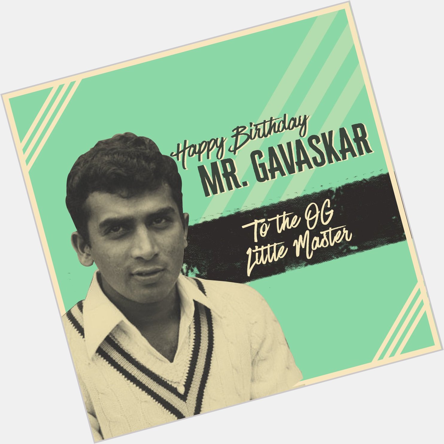 Happy Birthday SUNIL GAVASKAR  