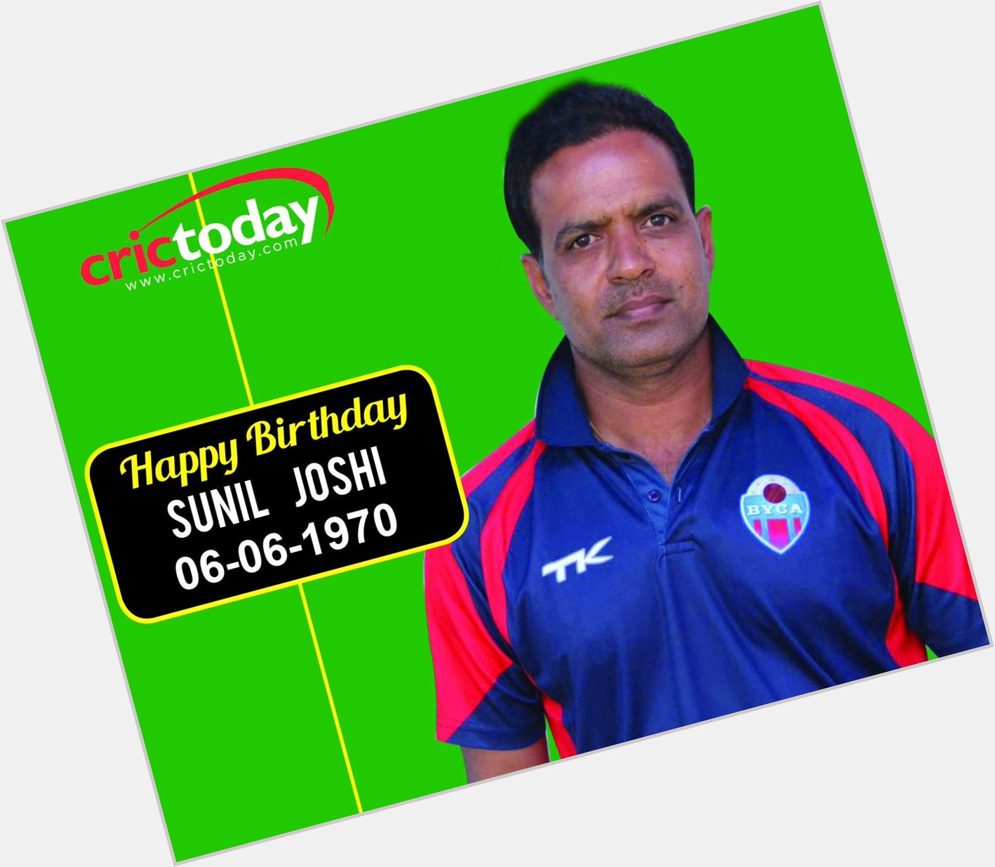  Happy Birthday Sunil Joshi 