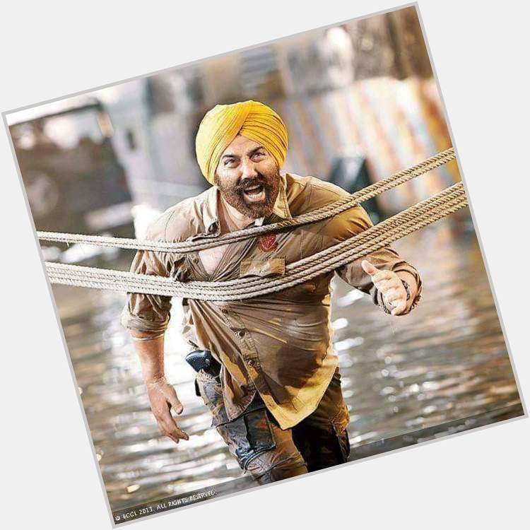 What a great action hero MR sunny deol happy birthday sir 