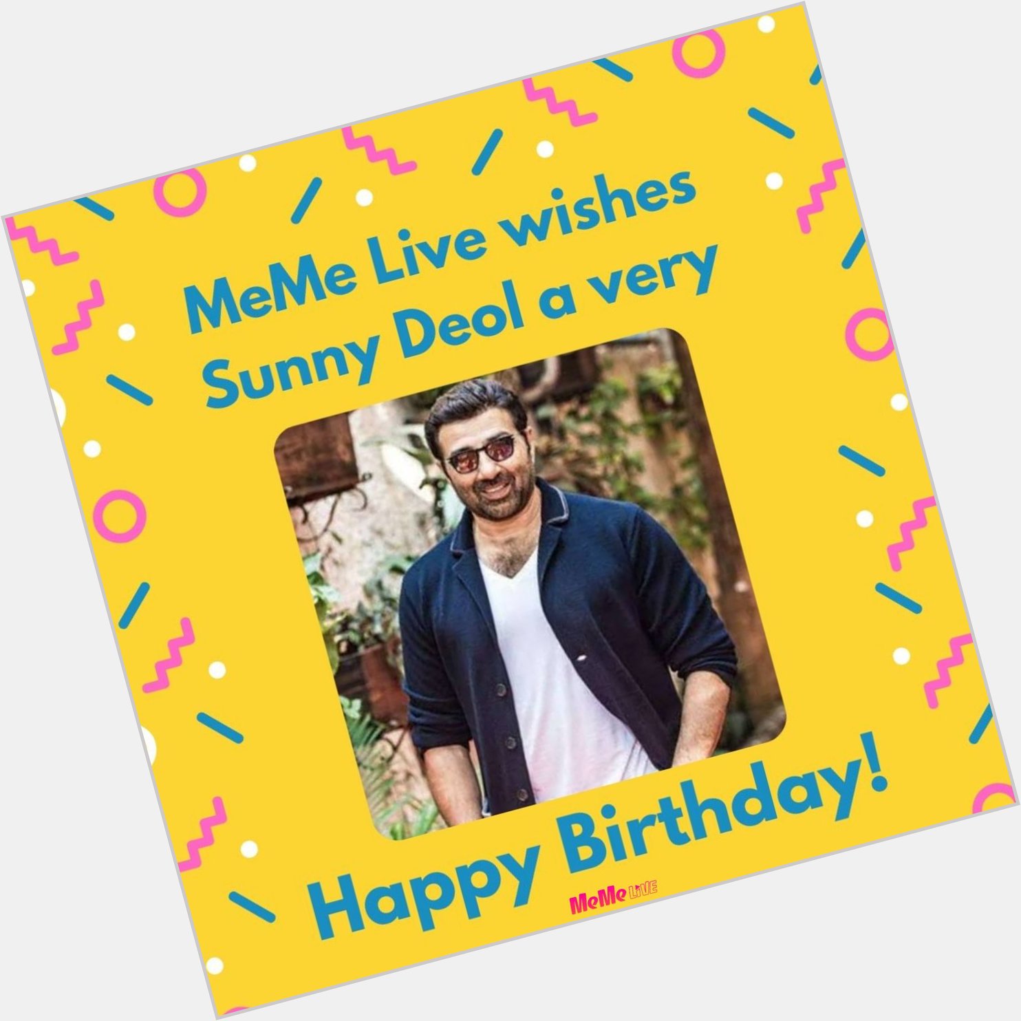 Wishing Sunny Deol a very Happy Birthday       